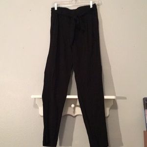 Black dressy joggers